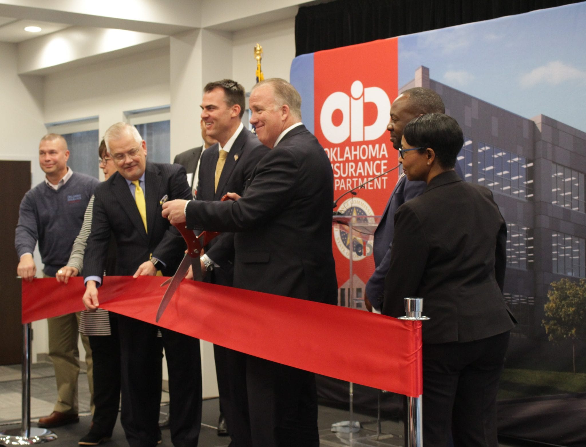 Oklahoma Insurance Department Celebrates New Facility with Ribbon