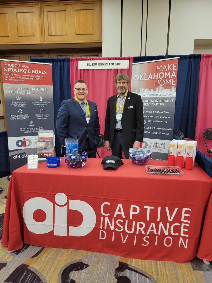 OID Captive Booth at the 2021 CICA Conference