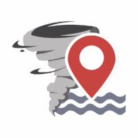 Policy5-icons-03 tornado with flood water and red location pin