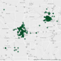Clickable screenshot of the home designation map